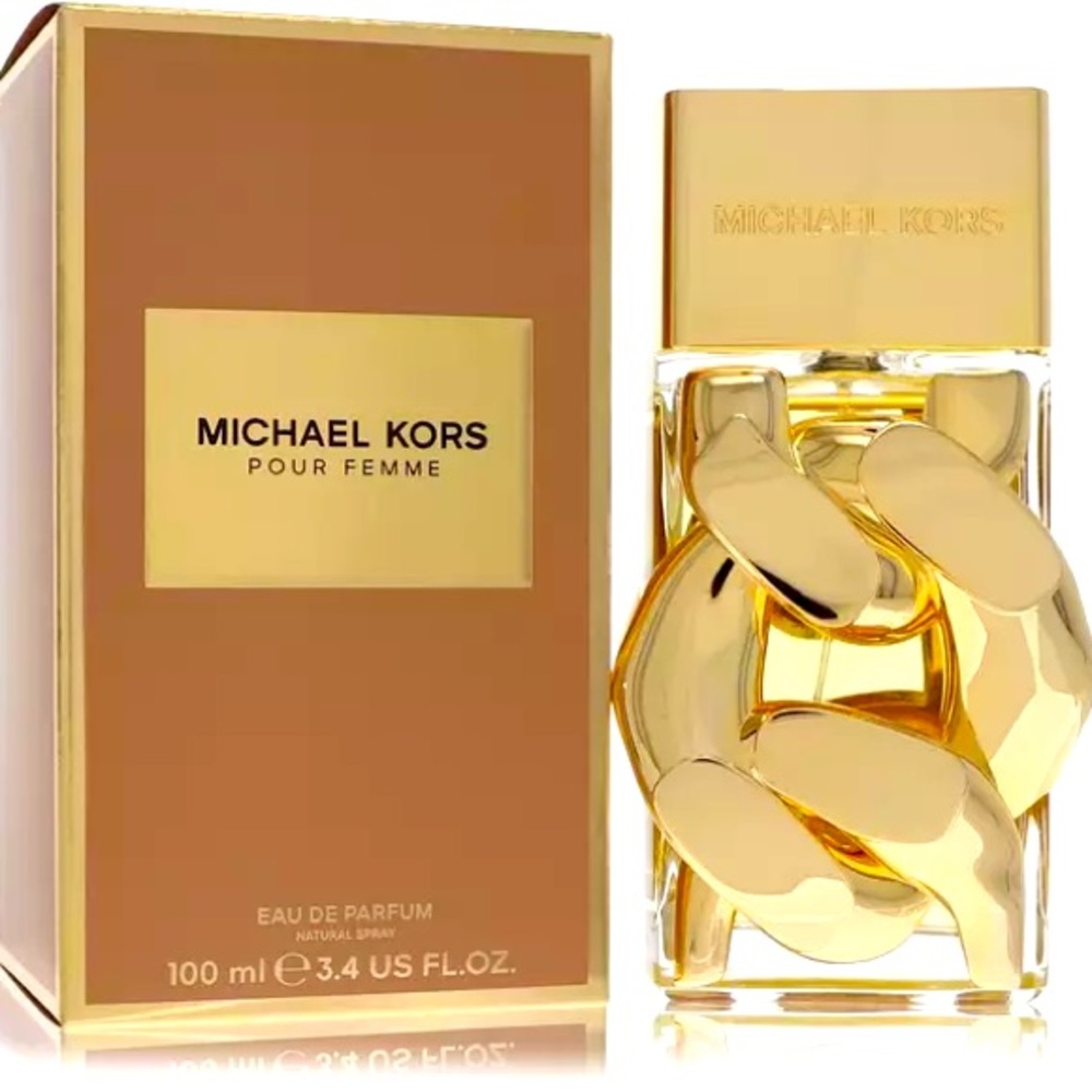 Michael Kors Gold and Clear Box
